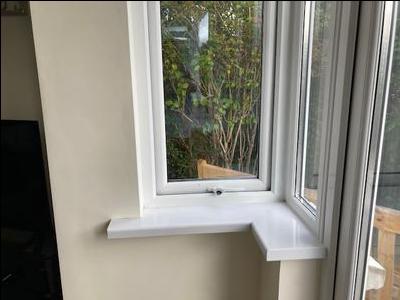 Square bay window Square bay window