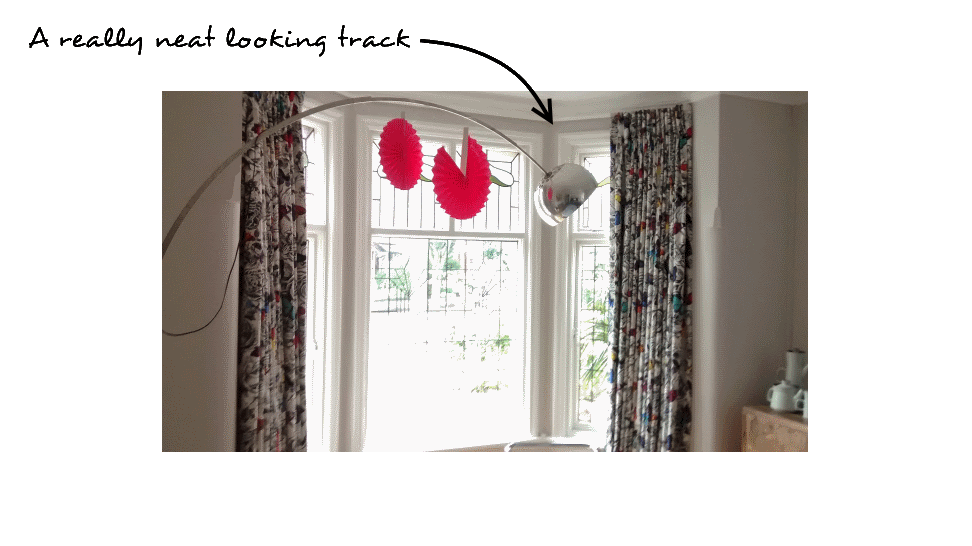 bay window curtain tracks that look great and work even better