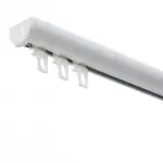 Guaranteed Smooth Running Curved Profile Wave Bay Window Curtain Track - Easy Fitting - Video Support - Quick Free Delivery -10 Year Guarantee - Order Online Today!