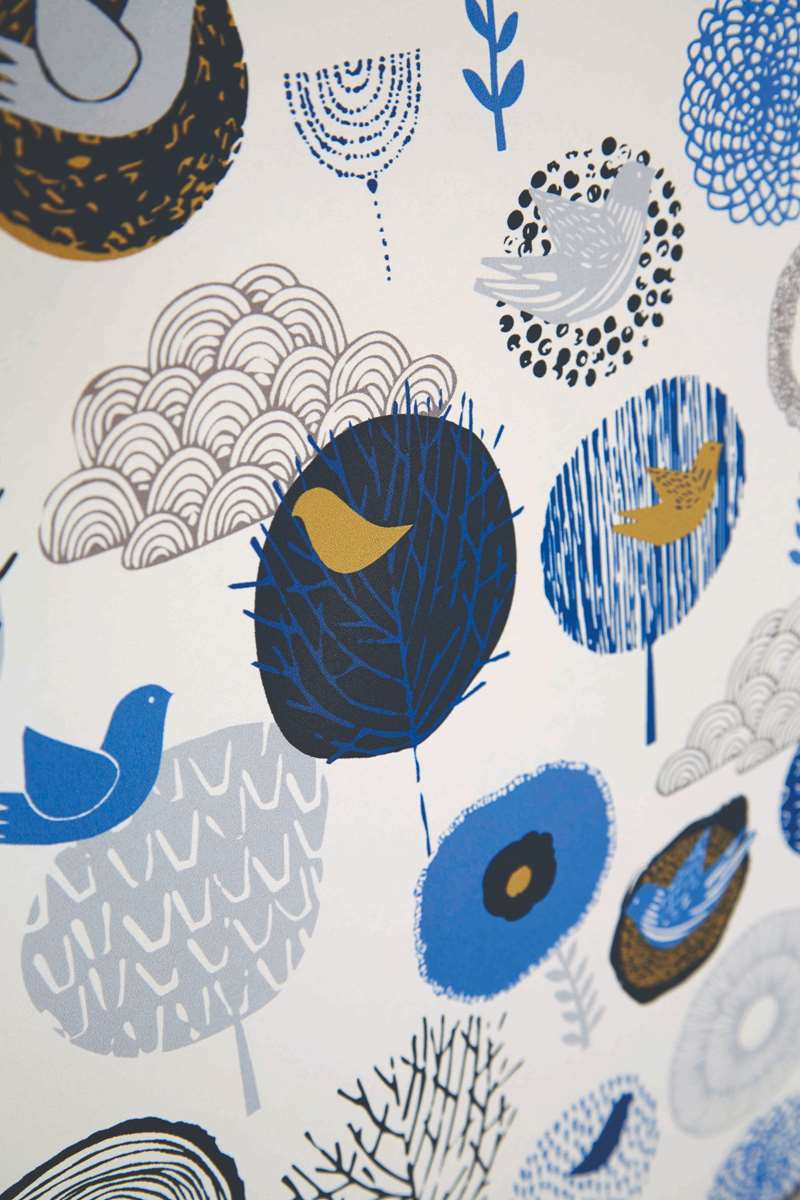 birdsong daybreak roller blind fabric