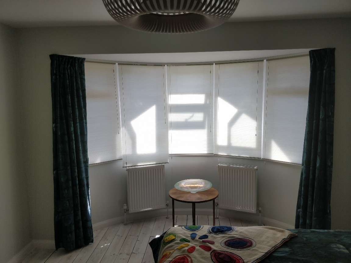 curved bay window curtain track