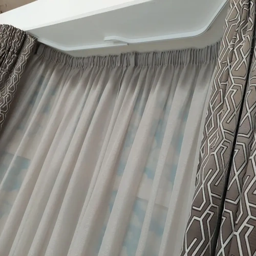 double bay window curtain track double bay window curtain track