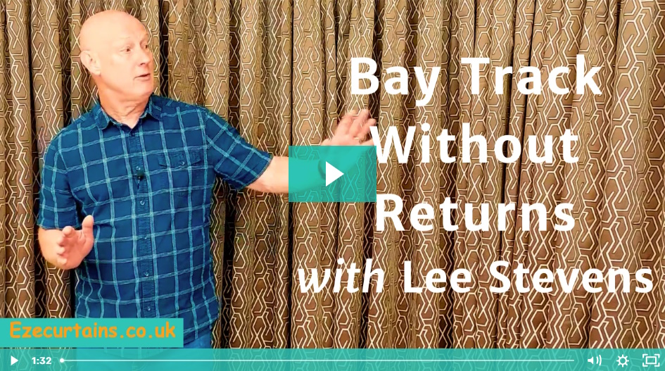 hanging curtains within a bay only