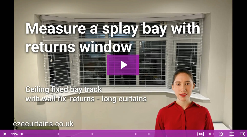 measure a splay bay with returns