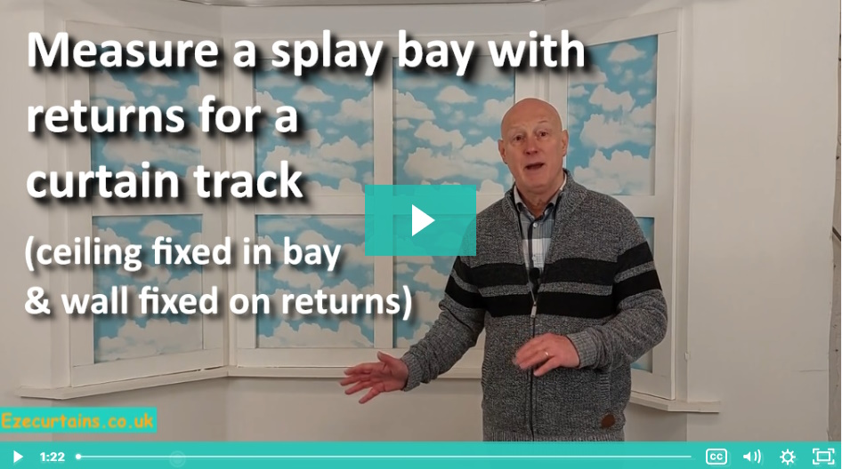 measure splay bay with reurns ceiling and wall fix