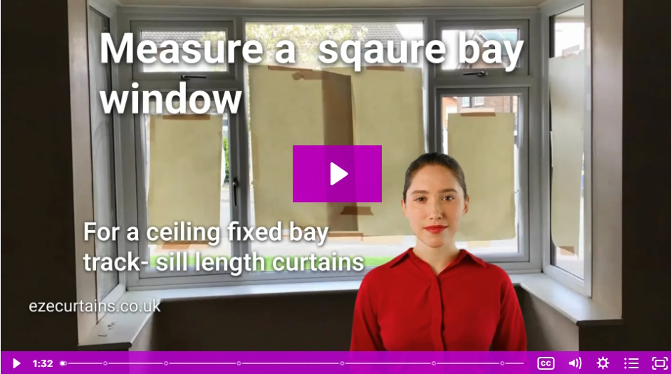 measure square bay ceiling fix