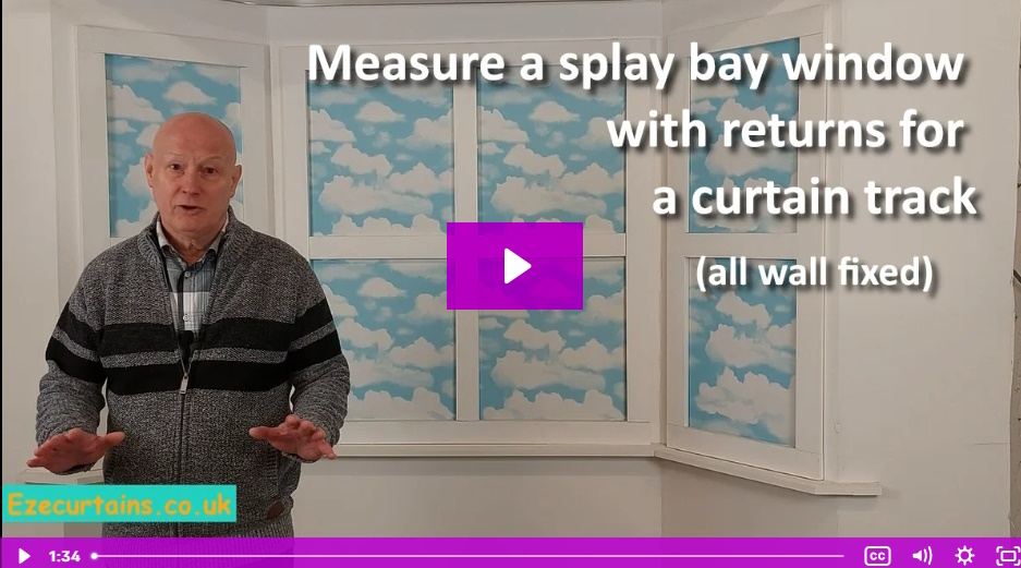 measure wall fix splay bay with returns