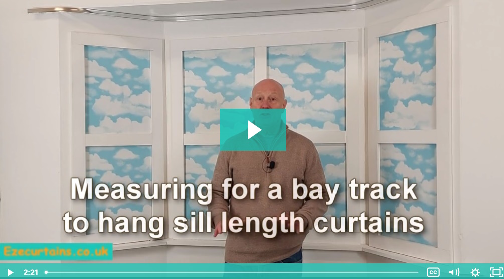 measuring for hanging sill length curtains video