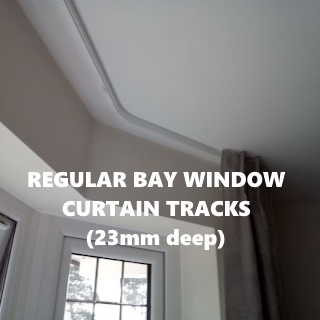 regular bay window curtain tracks link