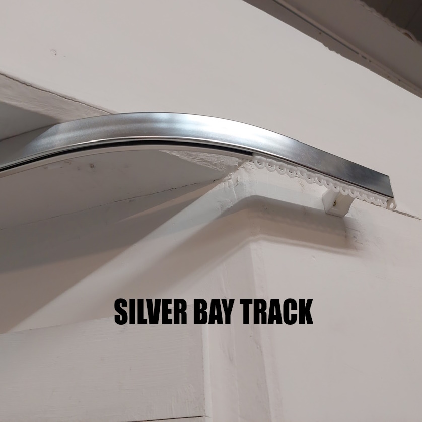 sliver bay window curtain track link