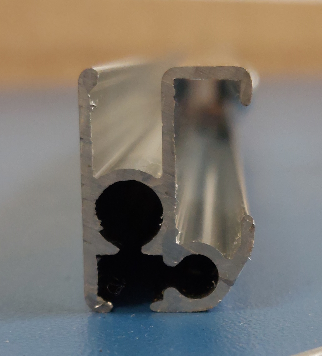 silver track end profile