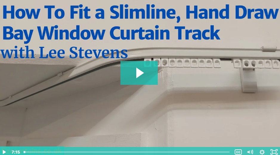 slimline bay window curtain tracks