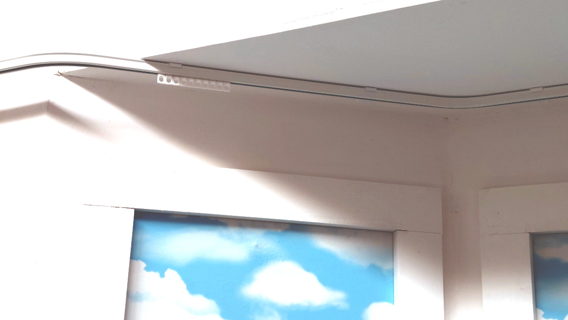 slimline bay window curtain tracks