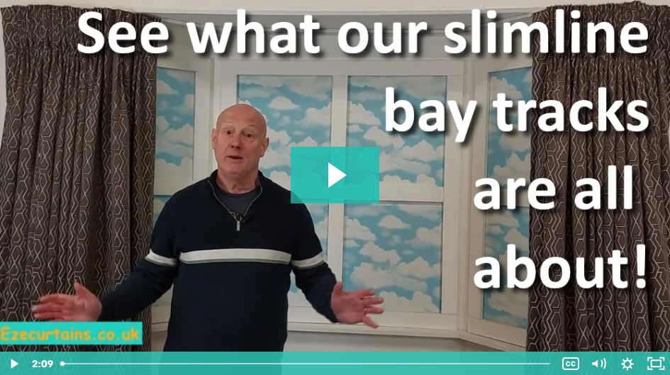 slimline bay window curtain tracks video