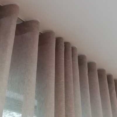 wave curtain style heading