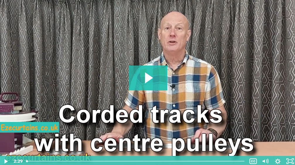 what to expect with our corded track centre pulleys