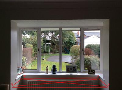 Bay Curtain Track Fixed To Wall Or Ceiling