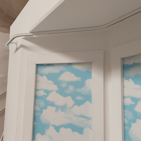 slimline bay window curtain track